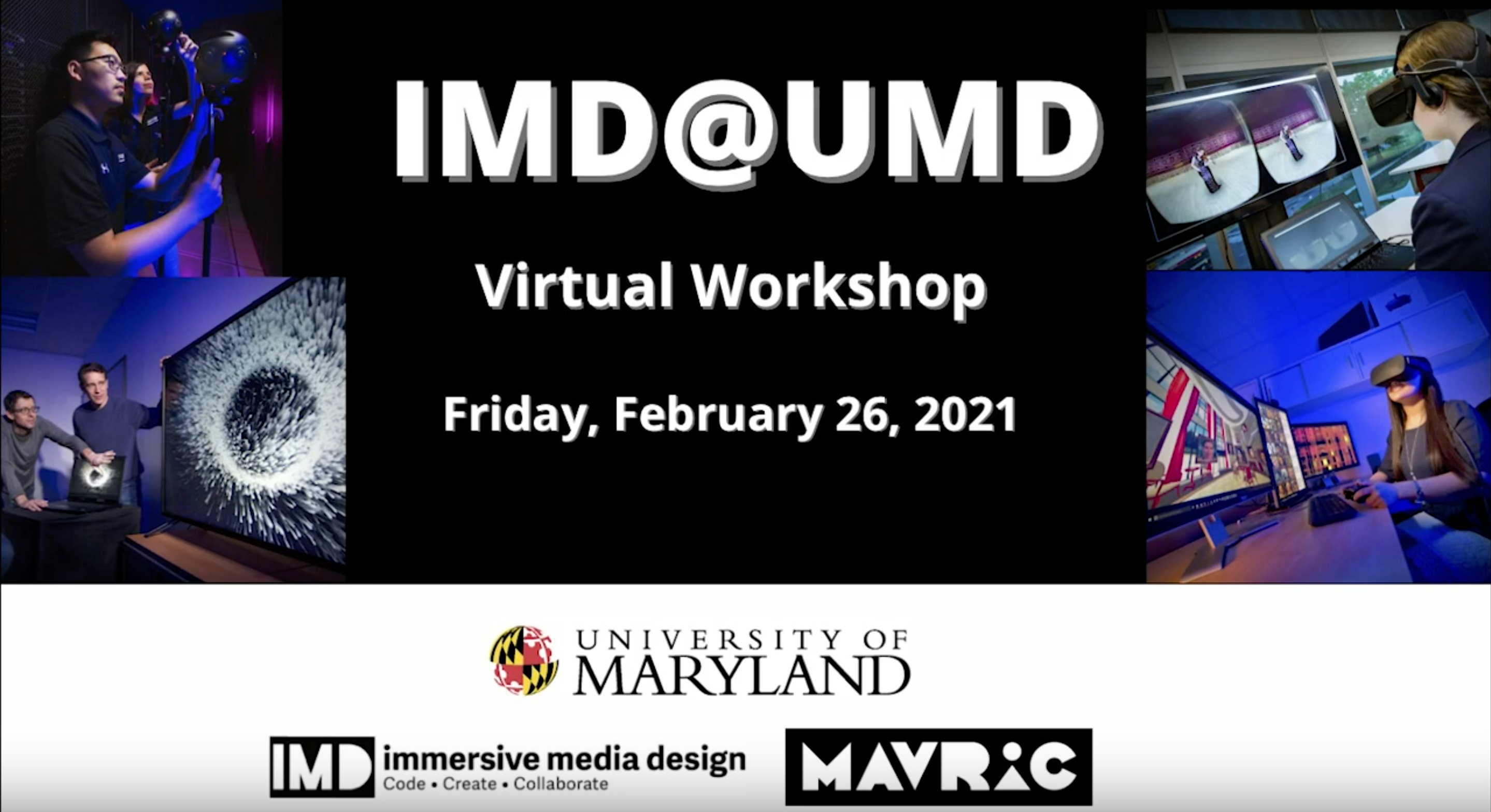 IMD@UMD Workshop